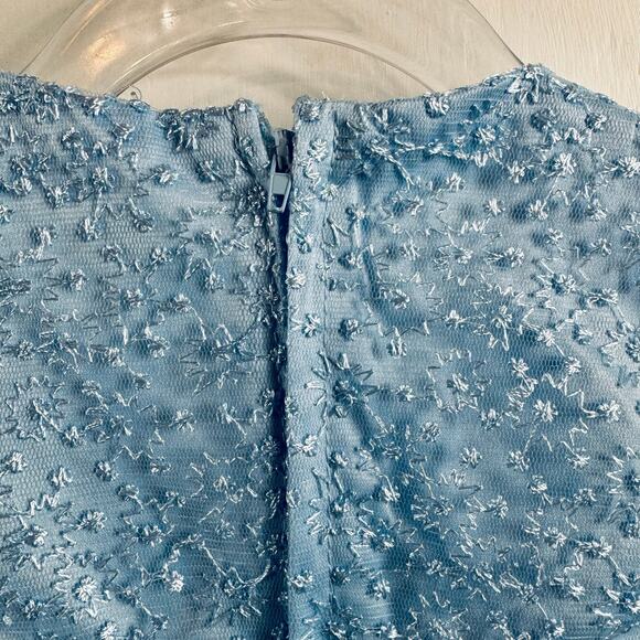 Blue Baby Ball Gown Flower Lace Tulle Dress 6–9M NWT - Picture 9 of 10